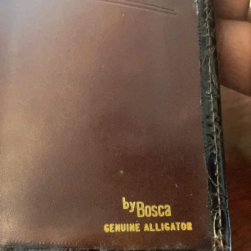 Alligator Skin Wallet by Bosch